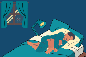 How to sleep early at night by creating a sleep-friendly environment at home with dark, quiet, and cozy bedroom setup
