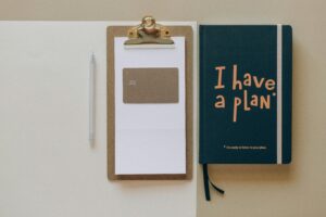 "Illustration showing the concept of a Productivity Plan Template to organize daily tasks, boost focus, and improve time management."