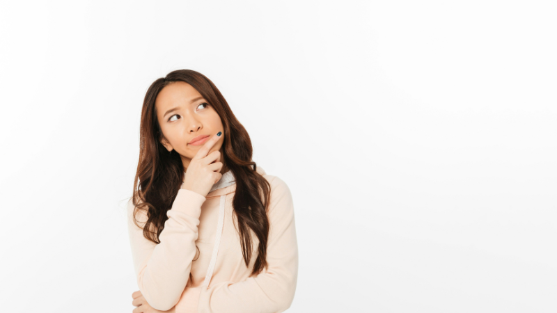 Confused student feeling overwhelmed and thinking what to do when you don’t feel like doing anything