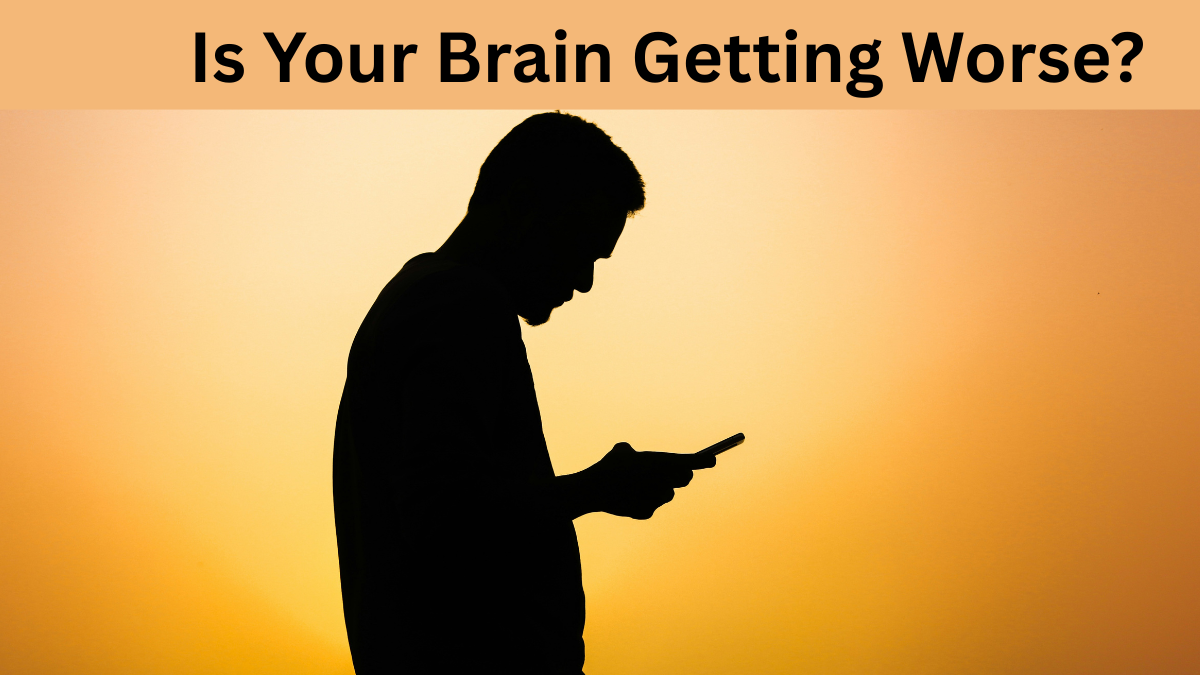 brain rot meaning concept showing impact of excessive phone use on focus, memory and mental clarity with digital overload and distraction effects