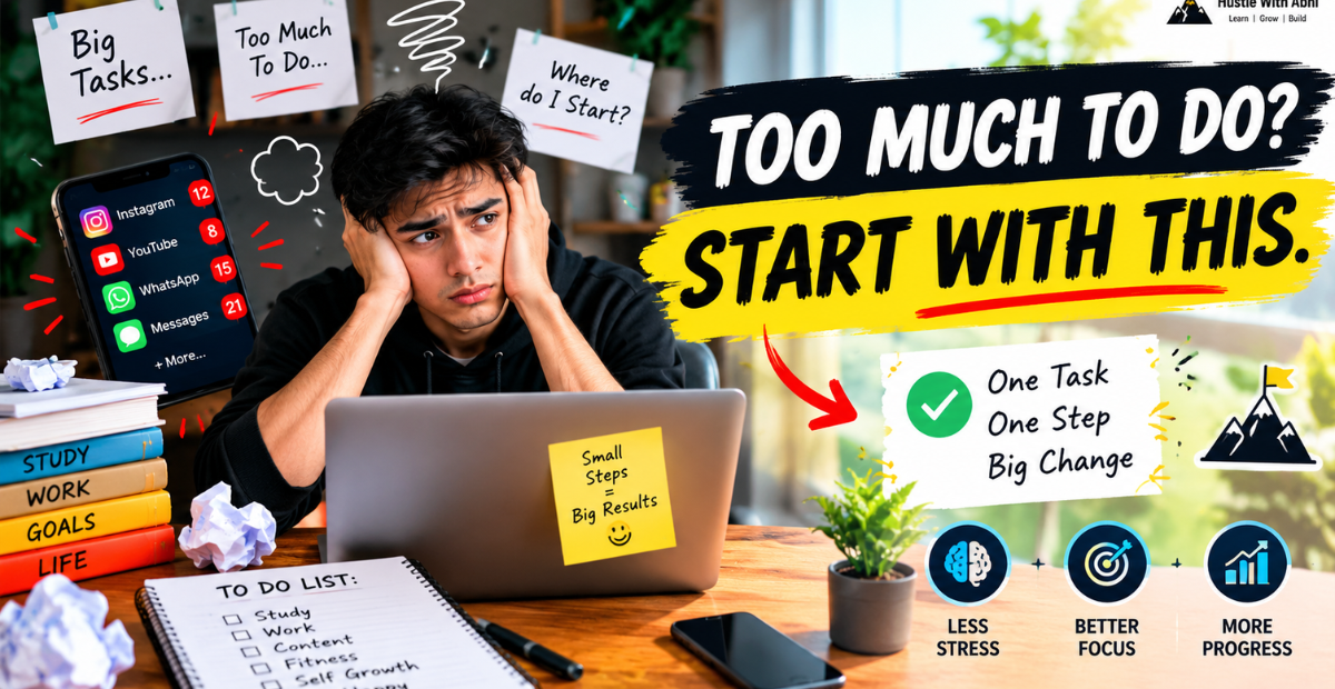 How to Stop Procrastinating When Overwhelmed